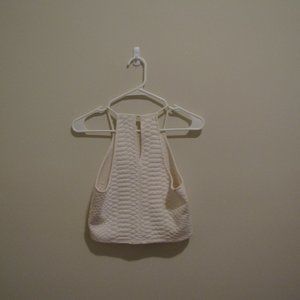 Cream Top, Size Medium, Cream Skirt, Size Large